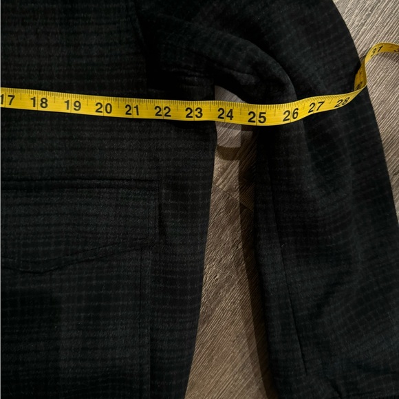 New With Tags Men’s Michael Strahan Wool Coat Size Large Black Gray Warm Lined - Picture 8 of 10